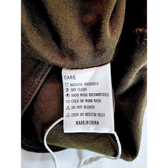 MANGOPOP Women's Army Green Mock Turtleneck Sleeveless Tank/ Bodysuit Size: S - Picture 7 of 11